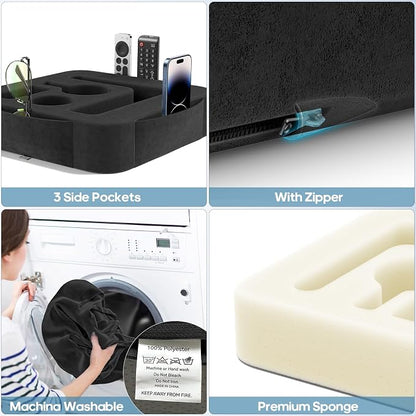 Couch Cup Holder Pillow, Sofa and Bed Caddy - Image 6