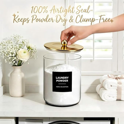 Glass Jars for Laundry Room Organization, Laundry Pods Container - Image 7