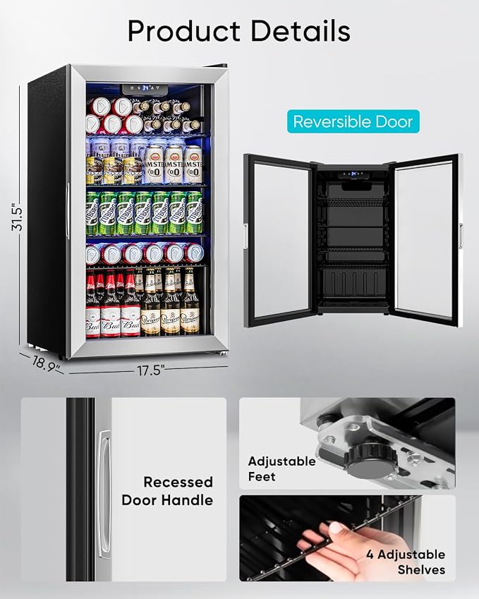 Beverage Refrigerator Cooler - Image 7