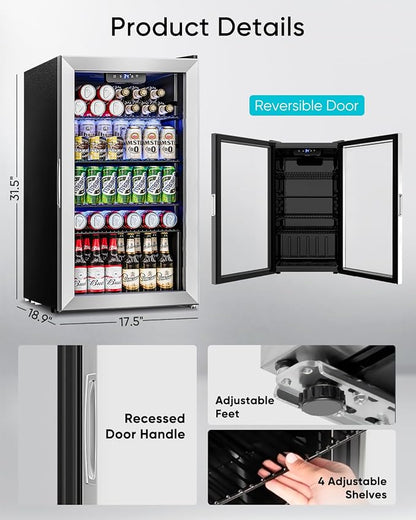 Beverage Refrigerator Cooler - Image 7
