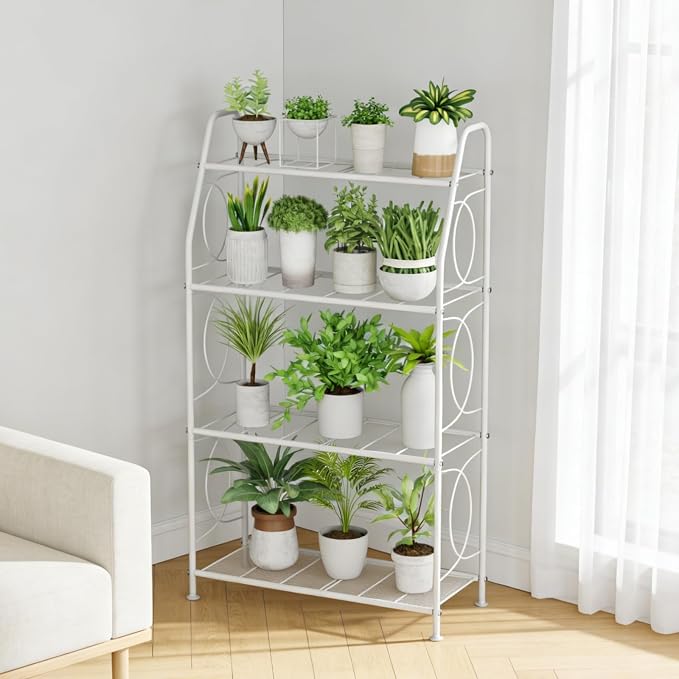 VyGrow Plant Stand, 4 Tier Plant Shelf - Image 2