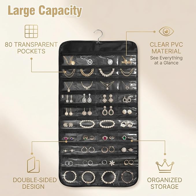 2PCS Hanging Jewelry Organizer - Image 3