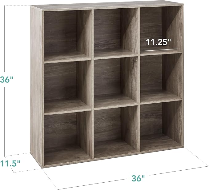 Best Choice Products 9-Cube Storage Organizer, 11in Shelf Opening, Display Shelf - Image 3