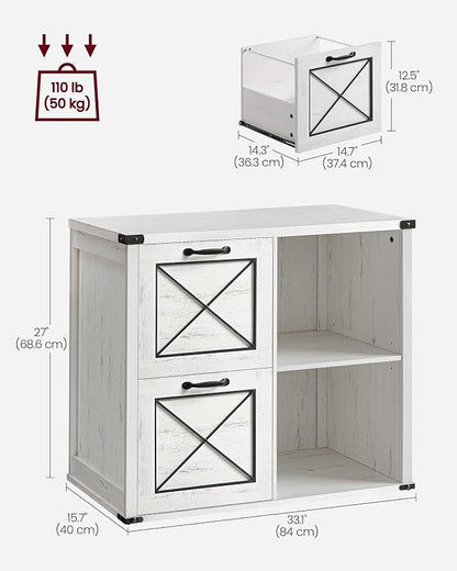 VASAGLE Lateral File Cabinet, Filing Cabinet - Image 3