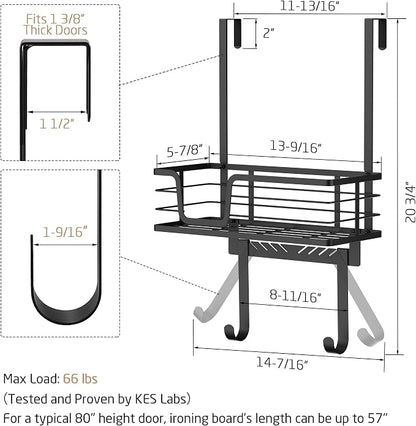 KES Over The Door Ironing Board Holder, Ironing Board Hanger Door Mount - Image 6