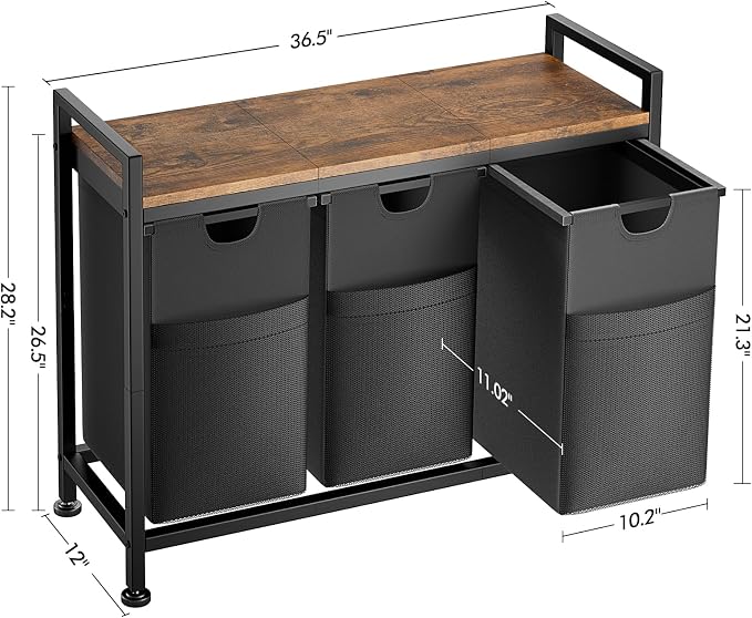 Lulive Laundry Hamper, Laundry Basket Organizer - Image 4