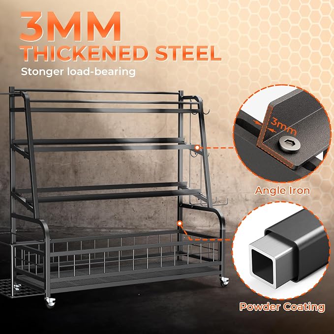 4-Tier Dumbbell Rack Weight Stand - Image 7