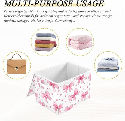 Bows and Polka Dots Storage Bins - Image 7