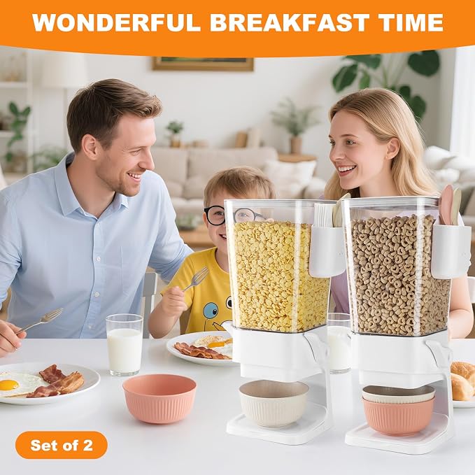 Cereal Dispenser Countertop 2 Pack - Image 3