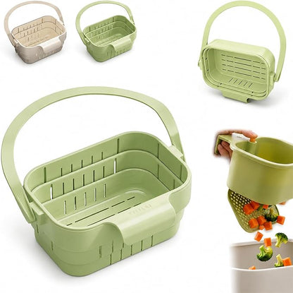 Foldable Hanging Kitchen Sink Drain Basket, 2027 New Faucet Hanging Strainer by Unknown