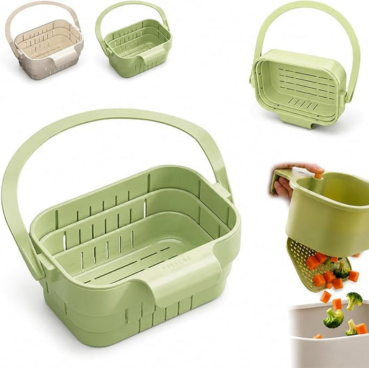 Foldable Hanging Kitchen Sink Drain Basket, 2027 New Faucet Hanging Strainer by Unknown