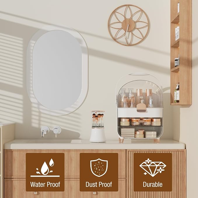 Makeup Organizer Countertop & Makeup Brush Holder - Image 6