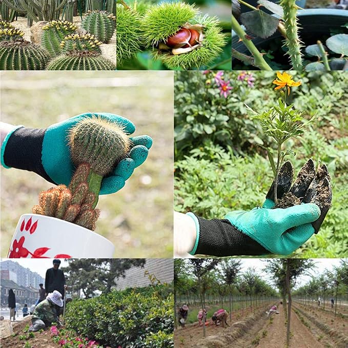 DCCPAA Garden Gloves with Claws, Claw Gardening Gloves - Image 6