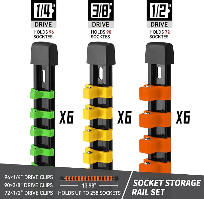 Socket Organizer Drive ABS Tools - Image 2
