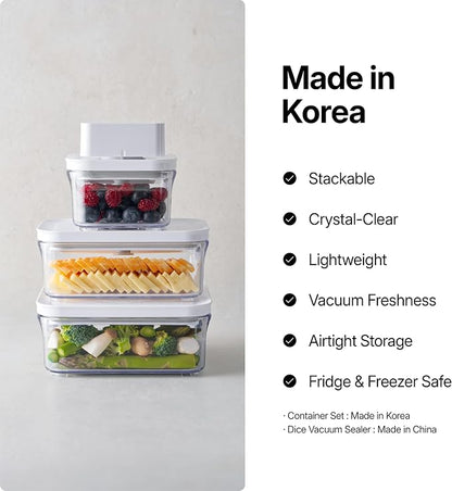 VAKUEN Premium Airtight Food Storage Containers 4-piece/Set, BPA Free, 100% - Image 4