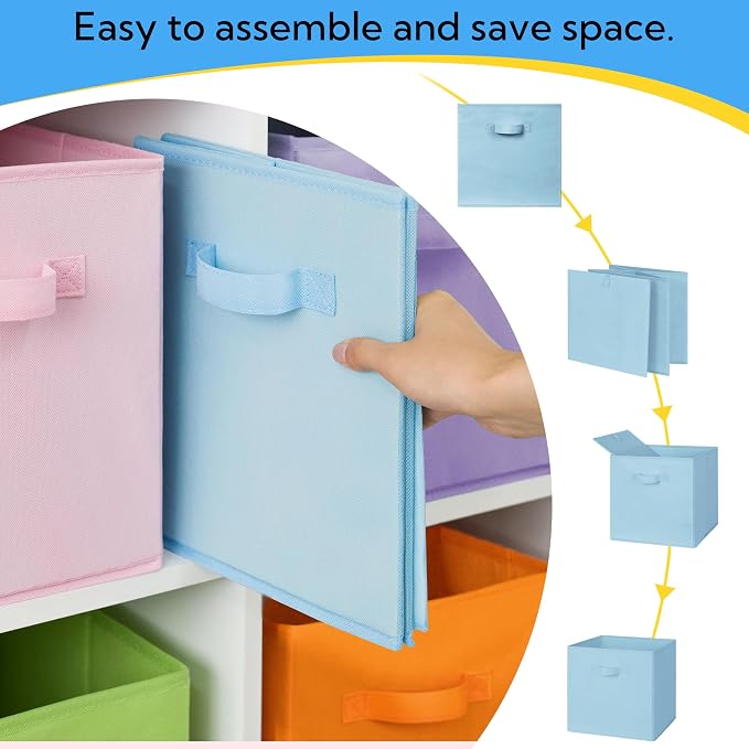 Cupic Cupid 13 Inch Storage Cube, Fabric Cube Storage Bin - Image 8