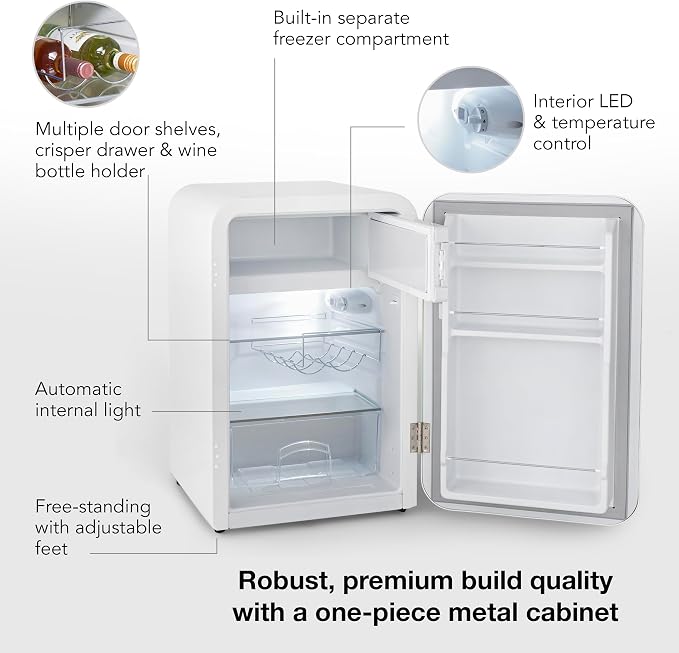 Cooluli Curve 3.8 cu ft Mini Fridge - Image 4