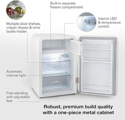 Cooluli Curve 3.8 cu ft Mini Fridge - Image 4