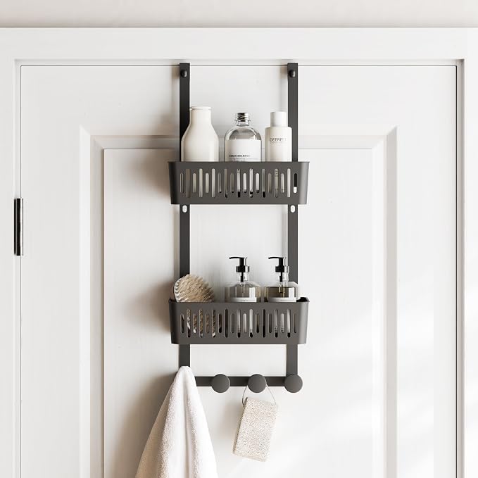 Zenna Home SnugFit Over the Door Caddy Organizer - Image 2