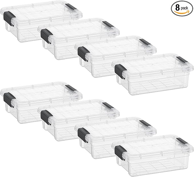 Superio Clear Storage Boxes by Superio