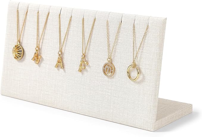 Leather Necklace Display Stand Necklace Bracelet Display Holder Stand - Image 2
