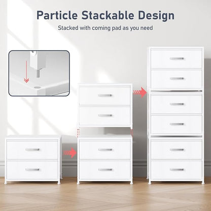 DIMJ Stackable Storage Drawers for Closet Organizers and Storage - Image 5