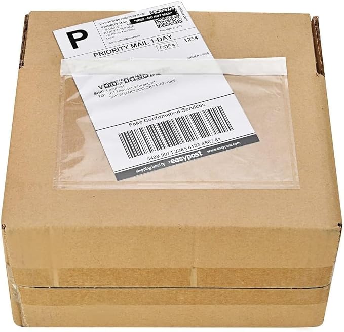 9527 Product 7.5" x 5.5" Packing List Envelope, Waterproof Top Loading Packing - Image 9