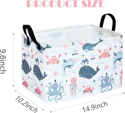 MAIZMZ Cute Storage Basket Gifts Basket Toys Organizer Waterproof Kids Hamper - Image 6