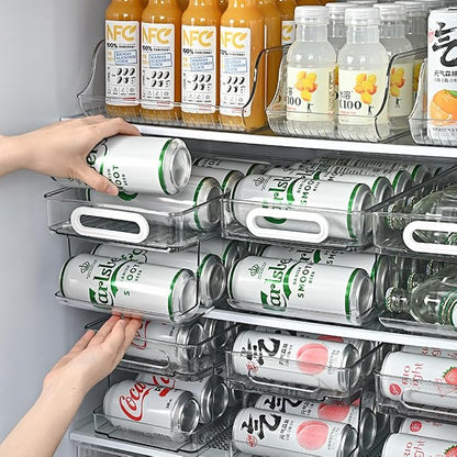 Xicennego Upgrade 2-Tier Rolling Soda Can Storage Organizer - Image 3