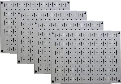 Wall Control Pegboard Wall Organizer Tiles Modular Grey Metal Pegboard Tiling by Wall+Control