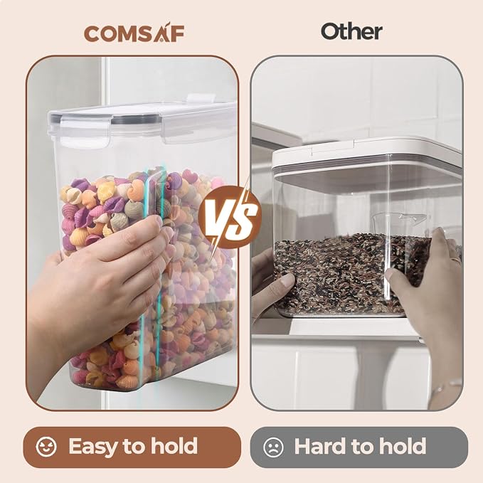 ComSaf 6.7Qt Cereal Storage Container Set of 2 - Image 7