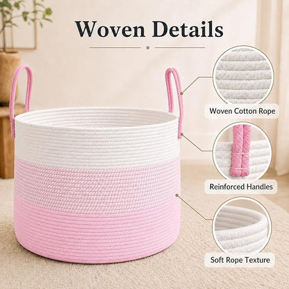 JMvicyroam 115L Extra Large Blanket Basket - Image 3