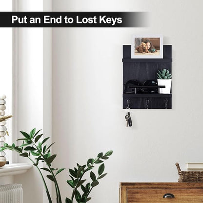 Key Holder Wall Mount, Mail Shelf Decor - Image 5