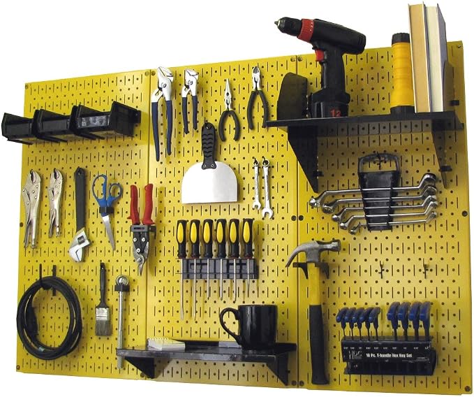 Wall Control 4 ft Metal Pegboard Standard Tool Storage Kit by Wall+Control