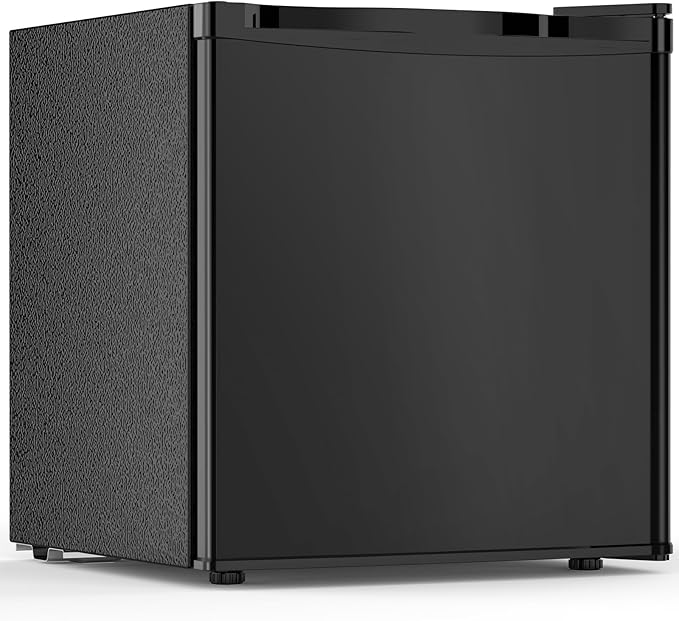 1.6 Cu.ft Mini Fridge with Freezer, Compact Refrigerator, Single Reversible Door by Electactic