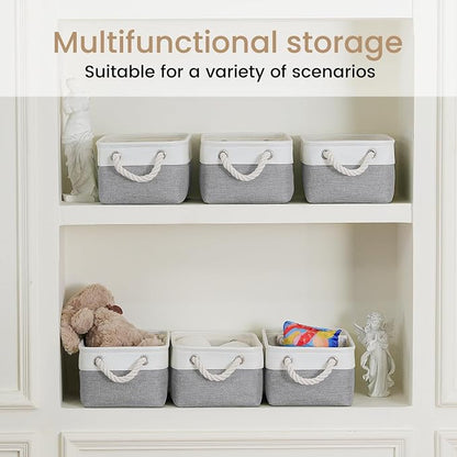 11.8x7.9x5.2 Inch Fabric Small Storage Bins - Image 6