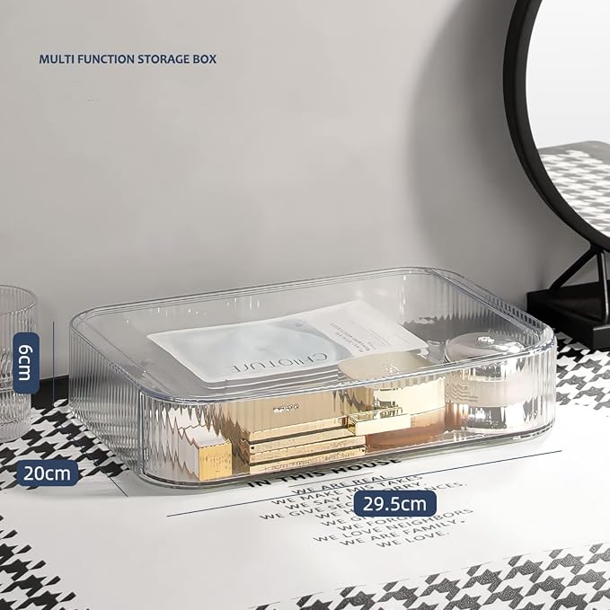 Stackable Clear Plastic Organizer Drawer | Organize Eyeshadow Palettes - Image 2