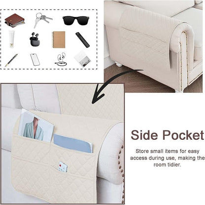 Waterproof Sofa Armrest Cover Headrest Cover - Image 5