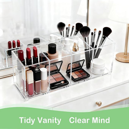 Clear Acrylic 4-Compartment Organizer Box, Large – Handcrafted, Eco-Friendly - Image 5