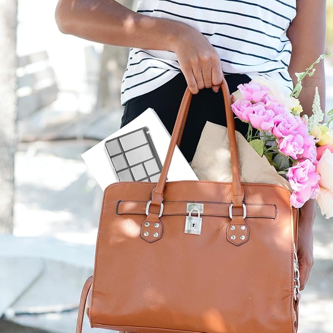 Minkissy Empty Magnetic Eyeshadow Palette 10 Square Grids Eye Shadow Powder - Image 6