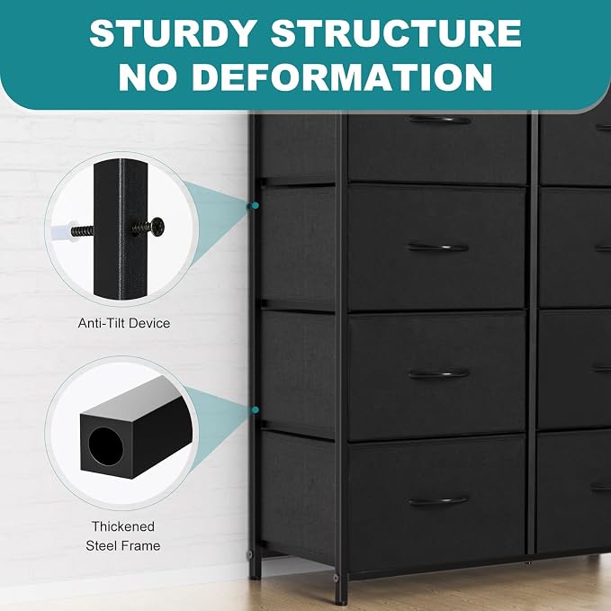 OLIXIS 8 Drawer Storage Dresser - Image 6