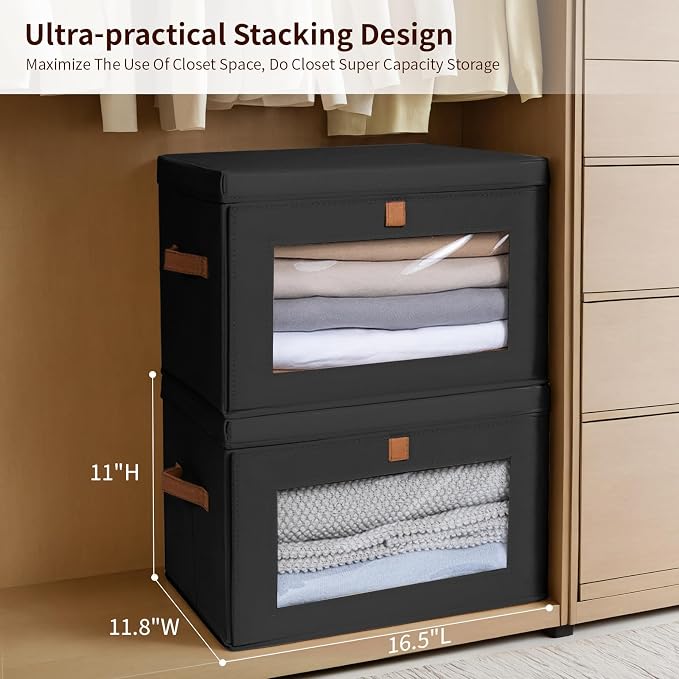 Homsorout Large Closet Storage Bins - Image 4
