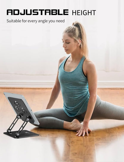 Adjustable Tablet Stand for Desk, Premium Aluminum Holder for iPads, and All - Image 6