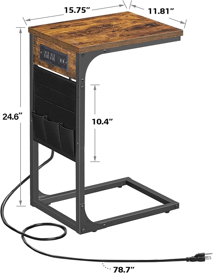 TUTOTAK C Shaped End Table - Image 3