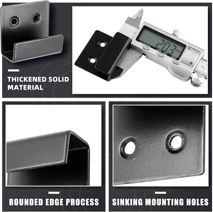 Luomorgo Tile Display Wall Hanger, Medium Size, Wall Mount Brackets Hook - Image 2