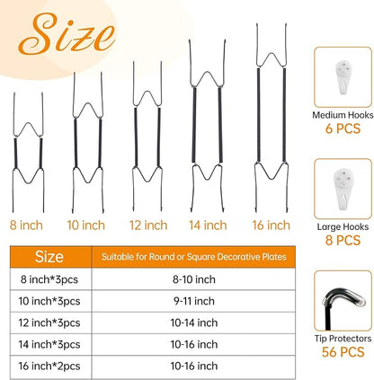 Bilillo 14 Pcs Plate Hangers for Wall - Image 2