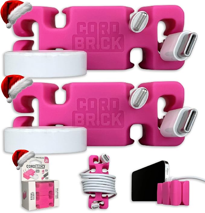 CordBrick Stocking Stuffers for Adults Cord Management Weighted Cord Holder by CordBrick