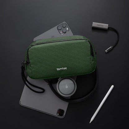 tomtoc Electronic Organizer Travel Case Performance, Water Resistant Dual - Image 7