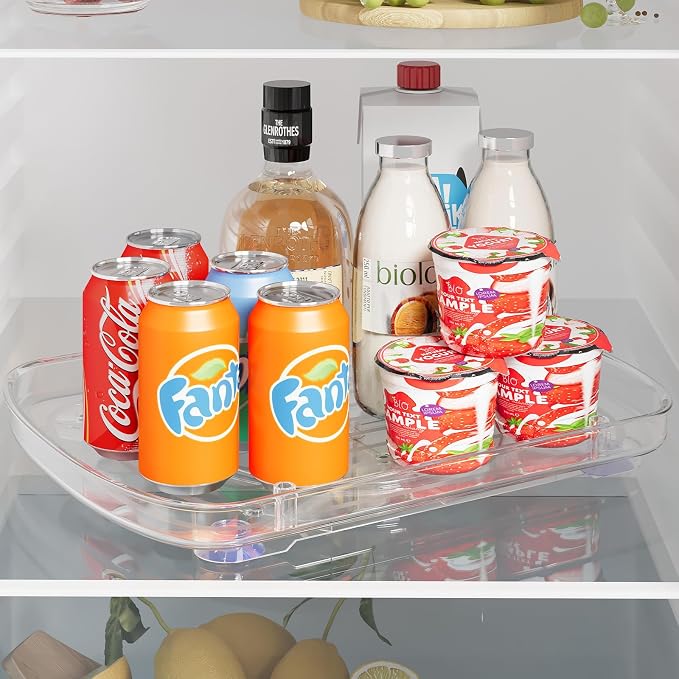 HIYOHIYO Clear Lazy Susan Organizer by HIYOHIYO