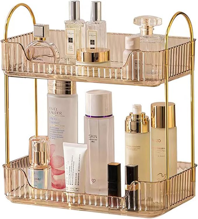 shuang qing Bathroom Counter Organizer Countertop Storage, Cosmetics Skincare by SHUANGQING